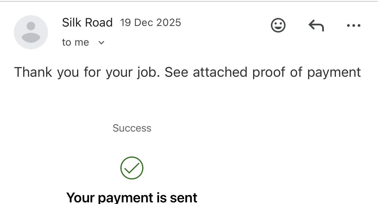 Trucking company client review praising Report Removers 411 service